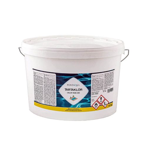 Tartaklór lassan oldódó 200 g-os klórtabletta 10 kg