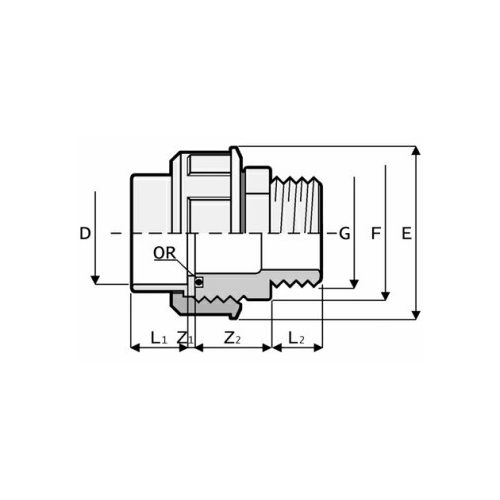 PVC Hollandi menetes D63