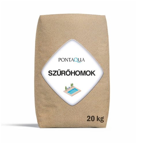 Kvarchomok homokszűrős vízforgatóhoz 1,0 - 2,0 mm, 20kg